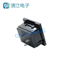 Prise de courant argentine BS-A02 10A 250V, cassette de stockage d'énergie de bureau 50x50mm USB pour usage industriel