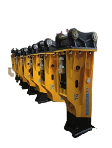 Nuevo Modelo de Martillo Hidráulico SB70 para las Industrias de Construcción y Minería, Tipo Lateral, con Cincel de Núcleo, Bomba y Rodamiento Incluidos - Product Image 5