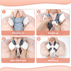 ห่วงยางลอยน้ำสำหรับเด็กห่วงยางฝึกว่ายน้ำสีชมพูสำหรับเด็กผู้หญิง - Product Image 2