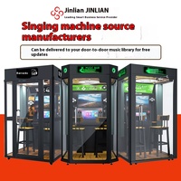 Mini salle de karaoké Self Service Singing Bar Jukebox Mobile pavillon insonorisé pour lire chanter jeux à pièces Camp