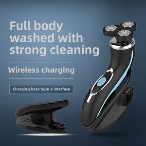 Nueva Afeitadora Eléctrica Recargable Portátil para Hombre, 3 en 1, Acero Inoxidable, Mango de Plástico AE-859 - Product Image 5