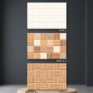 Metallic Glazed Digital Ceramic <b>Wall</b> Tiles 300x450mm High Gloss Pattern for Bathroom and Kitchen Interiors - Product Image 3