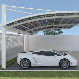 OEM Moderne Extérieur <span class=keywords><strong>En</strong></span> Aluminium Auvent Polycarbonate Auvent Toit Patio Carport Garages Bois Traité À La Chaleur Cadre Métallique Durable - Product Image 2