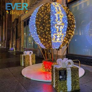 Lumières de Noël LED extérieures IP65 avec motif 3D de montgolfière pour les décorations de centre commercial et de rue de mariage pendant Halloween - Product Image 3