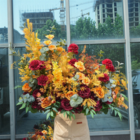 DKB - Camino de Mesa de Flores Artificiales al por Mayor, Caminos de Mesa Florales para Bodas, Camino de Mesa de Flores Artificiales para Decoración de Eventos