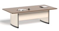 Table de conférence modulaire rectangulaire en bois massif, moderne et contemporaine, pour 6 à 8 personnes, écologique, pour bureau commercial ou à domicile