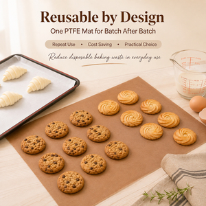 Tapis de cuisson jetable et réutilisable, antiadhésif, résistant à la chaleur, pour pâtisserie - Product Image 3