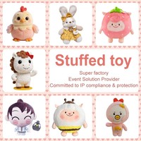 OEM ODM Personnalisé : Poupées en peluche super douces (citrouille, singe, oiseau, ours, poulet), jouets, mascottes d'entreprise, cadeaux (baleine), et figurines de dessins animés/anime