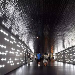 Z Z070 צבע פלדת גיליון דלת דקורטיבי פנלים שחור מים גל חותמת נירוסטה גיליון - Product Image 4