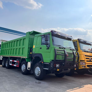 China Populaire Nieuwe Merk Sinotruk Howo Dump Truck 8X4 12 Wheeler 400hp 30 Kubieke Meter Dump Tipper Truck Te Koop In Gabon - Product Image 1