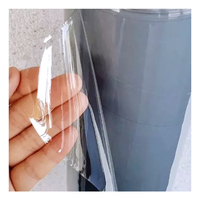 Rouleaux de feuilles souples en PVC transparent de qualité alimentaire, imperméables, directement de l'usine, 2 mm, 5 mm, découpe personnalisée, moulage, nappe en PVC transparente
