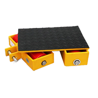 Patins de remorquage longue distance robustes et rotatifs avec roues solides résistantes à la compression et corps bas pour un transport sécurisé