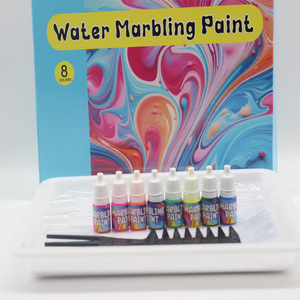 Qualità superiore 8-colore 5ml acqua Set di vernice <span class=keywords><strong>per</strong></span> pittura professionale e principiante su carta su tela di vetro - Product Image 3