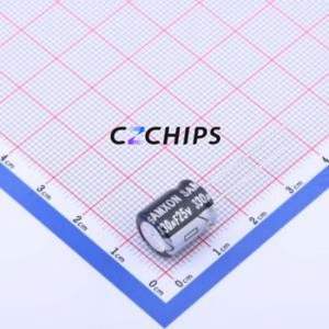 Condensador Electrolítico de Aluminio de Montaje Pasante EGT337M1EG1BRR, Componente de Montaje Pasante (THT), D10xL12.5mm 330uF 20% 25V 5mm - Product Image 1