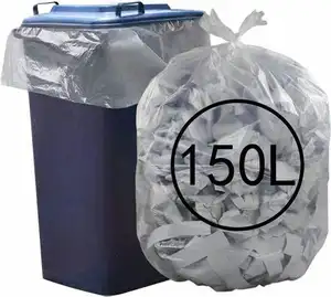 Хит продаж, дешевые переработанные пластиковые мешки для мусора из полиэтилена высокой грузоподъемности, мешки для мусора, мешки для мусора