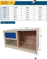 Cage d'élevage pour pigeons en bois écologique de haute qualité avec paniers, mobilier pour animaux de compagnie pour les propriétaires