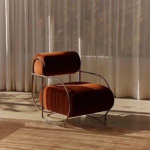 Nordique <span class=keywords><strong>Bauhaus</strong></span> simple canapé chaise créative rétro loisirs maison bureau Bar luxe chambre café Durable métal matériel - Product Image 4