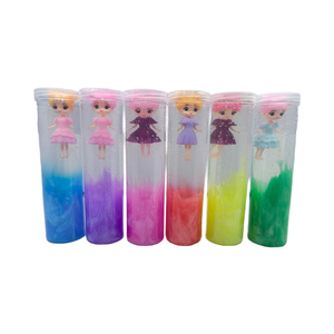 Princess Slime Set Crystal Clear Slime Set in 6 Neon Colors Extra-Stretchy DIY <b>Stress</b> <b>Relief</b> <b>Toy</b> BPA-Free and Safe for Children - Product Image 1
