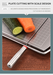 Trancheuse à fromage et légumes en acier inoxydable de haute qualité avec échelle de mesure, trancheuse à beurre et à fromage de cuisine - Product Image 6