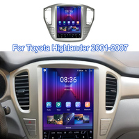 Radio Estéreo para Highlander con GPS Integrado, CarPlay, Mirror Link, WiFi, Reproductor MP3, Audio de Alta Resolución, Pantalla Dividida, USB y Cámara de Reversa