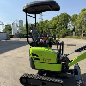 Mini-excavatrice multifonctionnelle sur chenilles de 1,7 tonne, mini-excavatrice pour déchets, mini-excavatrice pour serres agricoles - Product Image 1