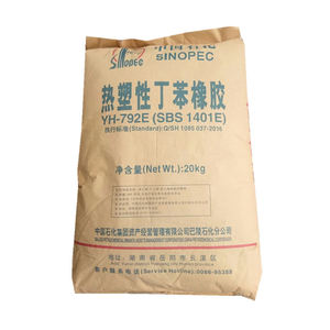Sinopec <span class=keywords><strong>SBS</strong></span> thermoplastique styrène butadiène caoutchouc YH-792E (1401E) adhésif Styrène butadiène styrène YH-791H - Product Image 1