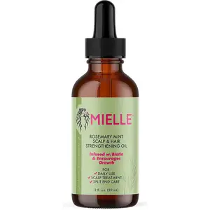 Mielle Organics hương thảo bạc hà da đầu chia tay tóc tăng cường nuôi dưỡng điều tóc tăng trưởng dầu.
