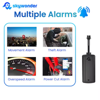 Perangkat Pelacak Tahan Air Skywonder untuk Sepeda Motor, Kendaraan, Mobil, GPS Tracker dengan fitur pemutus oli dan alarm tegangan rendah