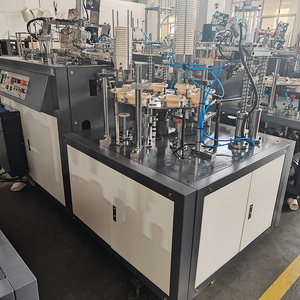 Linea di Produzione di Bicchieri di Carta ad Alta Velocità Controllata da PLC con Motore, 80 Pezzi/Min, Stampa e Punzonatura - Product Image 4