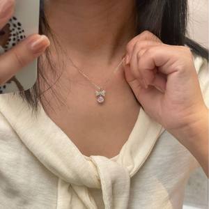 Elegante Collar de Plata Pura S925 con Pétalos Franceses, Versátil y Moderno para Caballeros de la Alta Sociedad - Product Image 1