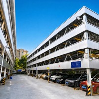 Système de stationnement intelligent à 3-8 niveaux, capacité de 2500 kg, garage avec robots de stationnement