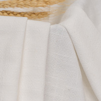 Tissu en lin et coton respirant de haute qualité, écologique, très vendu, 345 GSM, pour literie, robes, chemises, pantalons, vêtements