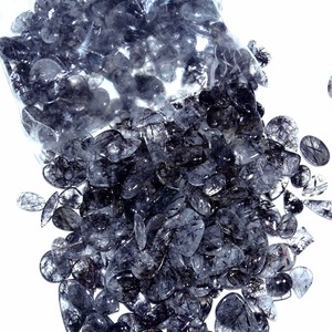 Cuentas sueltas de cuarzo rutilado negro de calidad de exportación, piedras preciosas naturales de cristal para pulseras, collares y pendientes, disponibles para la venta. - Product Image 4