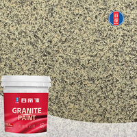 Peinture liquide de pierre de texture de granit d'application facile revêtement acrylique et à base d'eau de bâtiment