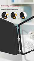Étui détachable en similicuir AilesTecca pour Kindle Paperwhite 6/5/4/3 avec fermeture magnétique, dos transparent et protection automatique veille/réveil