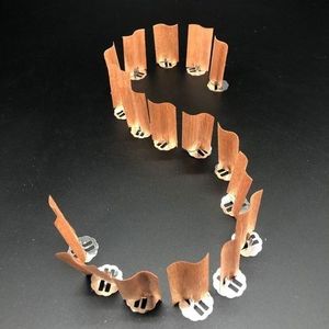 Bougie en cire de soja Kimi Wax personnalisable, conçue en usine, avec mèche en bois et support en <span class=keywords><strong>fer</strong></span>, divers styles, DIY, écologique, combustion propre - Product Image 6