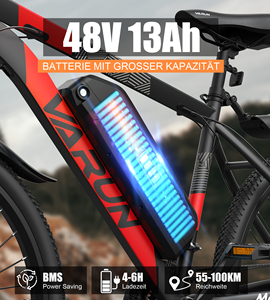 Uk Eu Warehouse Stock 250W App Control Mountain Bike 48V 13AH Lithium <b>Battery</b> Long Range City Best Adults M27-1 - Product Image 5