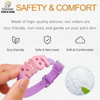 Breloques en silicone personnalisées avec logo, 26 lettres, pour collier de chien ou de chat, étanches et réglables, vente en gros, usine OEM