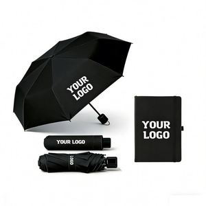 Custom Wholesale Compact <b>Folding</b> With Logo Print Anti Uv Promo Business Gift Manual Umbrella - Product Image 1
