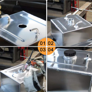 <span class=keywords><strong>Billet</strong></span> de soudure d'alliage d'aluminium de diverses tailles sur le réservoir d'eau de carburant de pétrole de bouchon de goulot de remplissage noir - Product Image 5