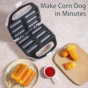 Nouvel Arrivage Mini Machine à Corn Dogs Électrique 750W en Acier Inoxydable, Classe Énergétique Efficace, Usage Domestique, Chaleur Uniforme, Antiadhésif - Product Image 3