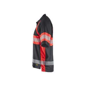 BLAKLADER - 333810519955XS Polo UV de alta visibilidad de nivel 1 Negro/Rojo-EAN 7330509554012 ROPA DE TRABAJO DE LA HI-VIS - Product Image 5