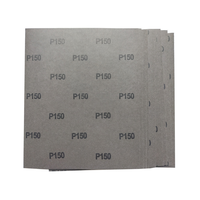Papier abrasif de haute qualité en carbure de silicium latex 60-2000 grains, feuilles de ponçage pour le polissage des surfaces, papier abrasif noir imperméable