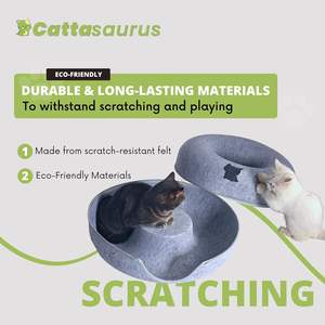 Fabrik preis Haustier zubehör <span class=keywords><strong>Cat</strong></span> Donut Tunnel Geschlossene Reifen form Donut Wasch barer Filz <span class=keywords><strong>Cat</strong></span> - Product Image 6