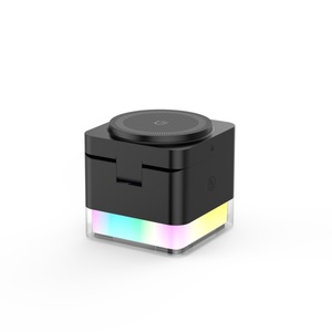 Estación de Carga Inalámbrica 3 en 1 Plegable, Cubo Mágico con Soporte Magnético para <span class=keywords><strong>iPhone</strong></span>, Auriculares y Reloj Inteligente - Product Image 3