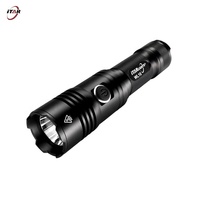 Lampe torche LED rechargeable OEM SST-40 2200 lumens en alliage d'aluminium, portée 500m, faisceau étroit blanc, étanche IP66, 70000 Lux 20W