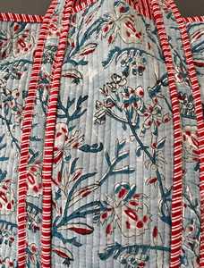 Sac de transport matelassé en coton, multifonctionnel, en tissu imprimé traditionnel, avec rembourrage doux, sac à bandoulière pour voyage et shopping - Product Image 5