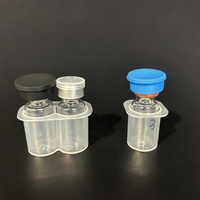 Bouchons en silicone de qualité alimentaire écologiques de 13 mm et 20 mm pour flacons, bouchons colorés pour bouteilles pharmaceutiques, avec logo personnalisé pour laboratoire - Vente en gros