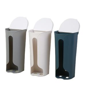 Support mural pour sacs en plastique, distributeur de sacs d'épicerie pour cuisine, organisateur de bureau, boîtes et bacs de rangement - Product Image 1