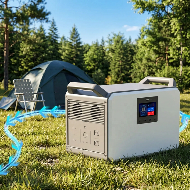 2200W Powerstation Solar Stromgenerator 2240WH Solargenerator AC & PV Input Portable for Car Camping